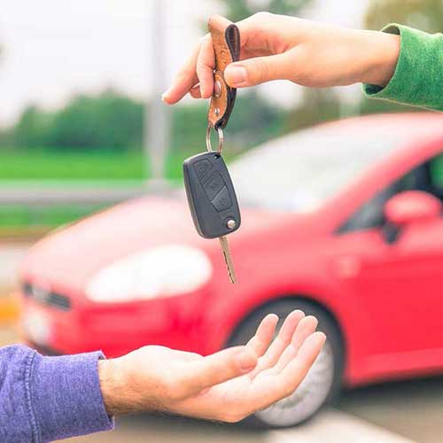 You will receive payment for your car at the appointment Customer selling their car to one of our vehicle purchasers
